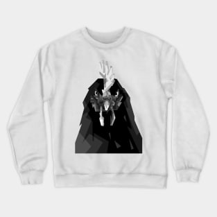 chicken grayscale pop art Crewneck Sweatshirt